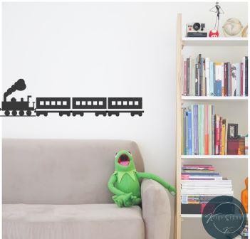 50093 - Train matt vinyl wall art decal 1000mm x 265mm